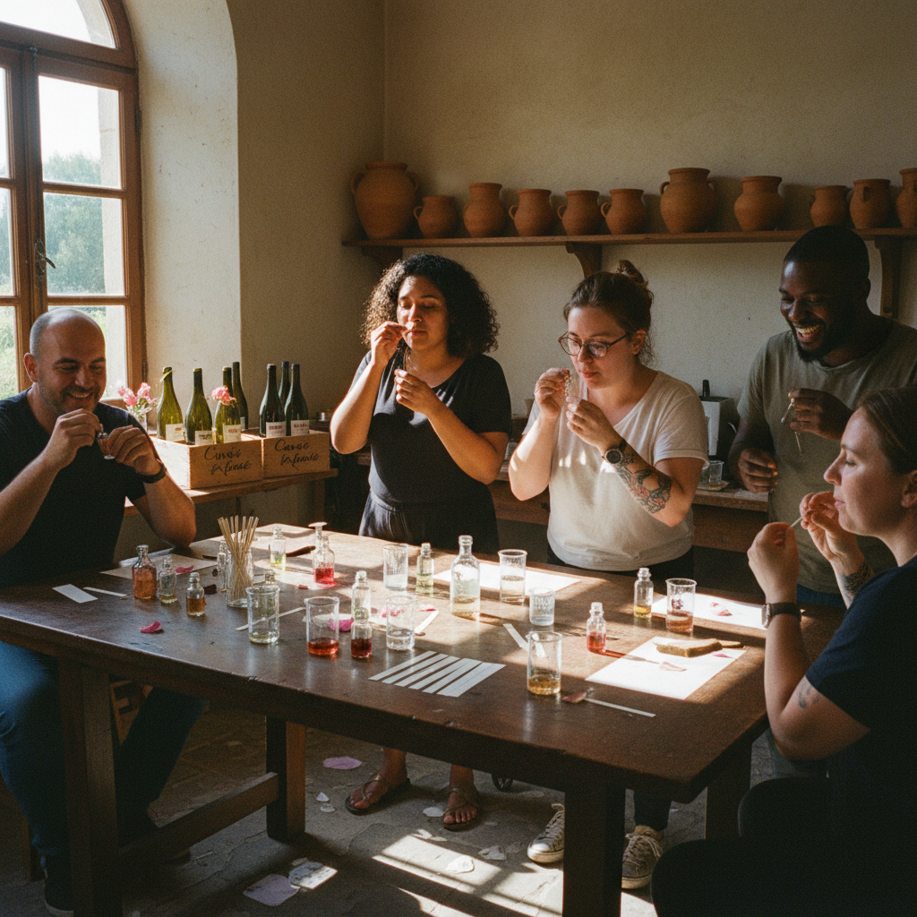 Aix-en-Provence : Atelier Création de Cuvée Rosée pour EVJF, EVG, Événements Festifs à Aix-en-Provence