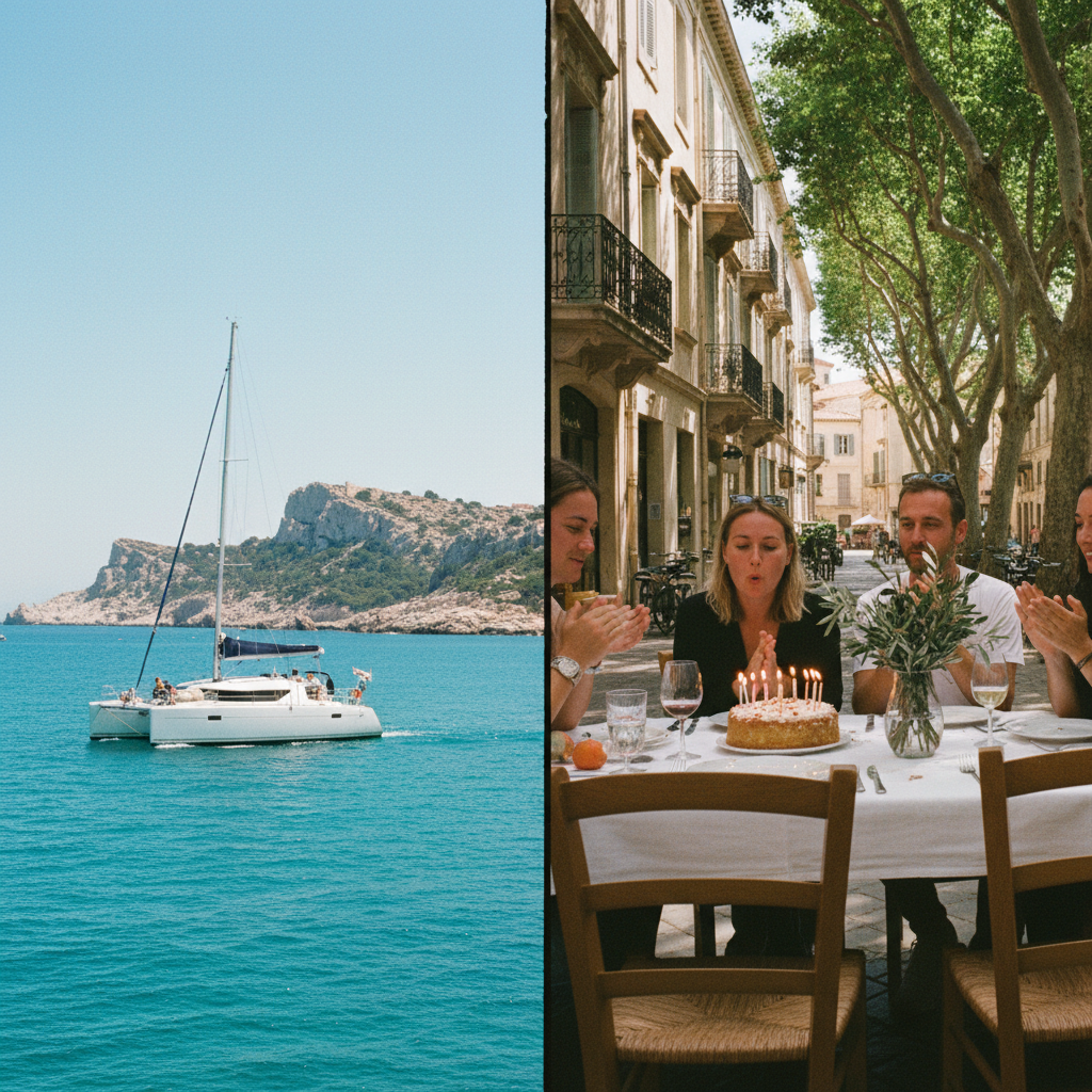 Marseille: Calanques Catamaran Tour & Standup Paddle à Marseille