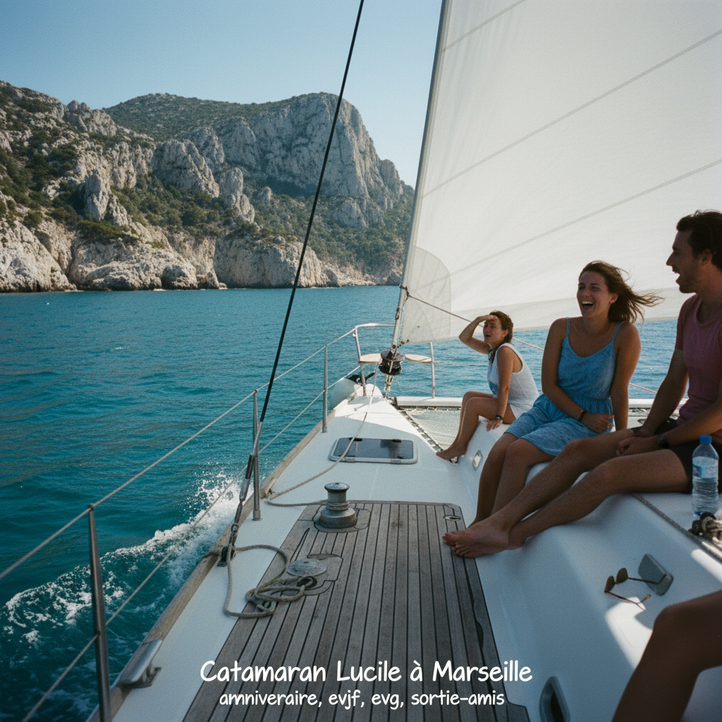 Catamaran Lucile à Marseille à Marseille