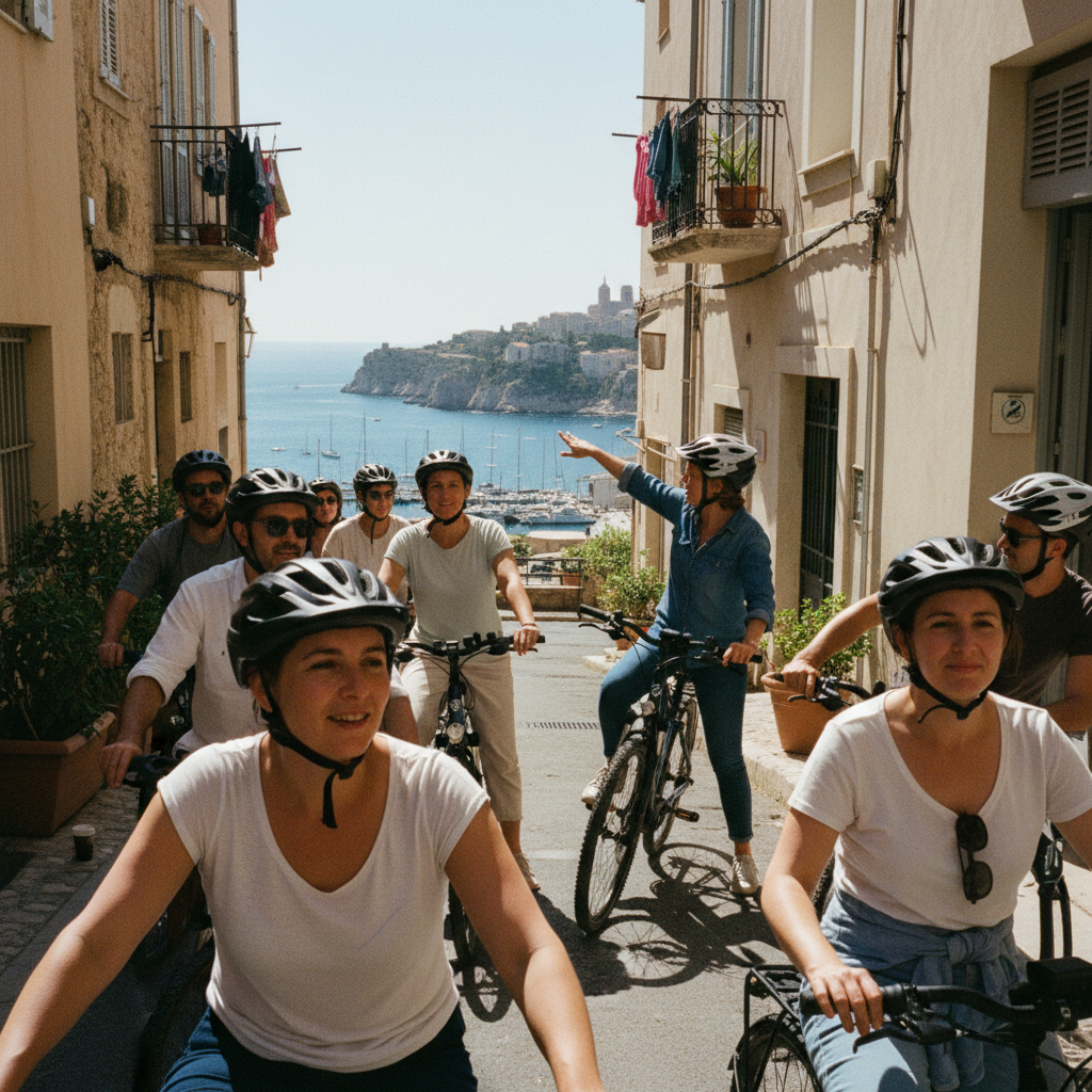 Marseille: City Highlights Guided Half-Day E-Bike Tour à Marseille