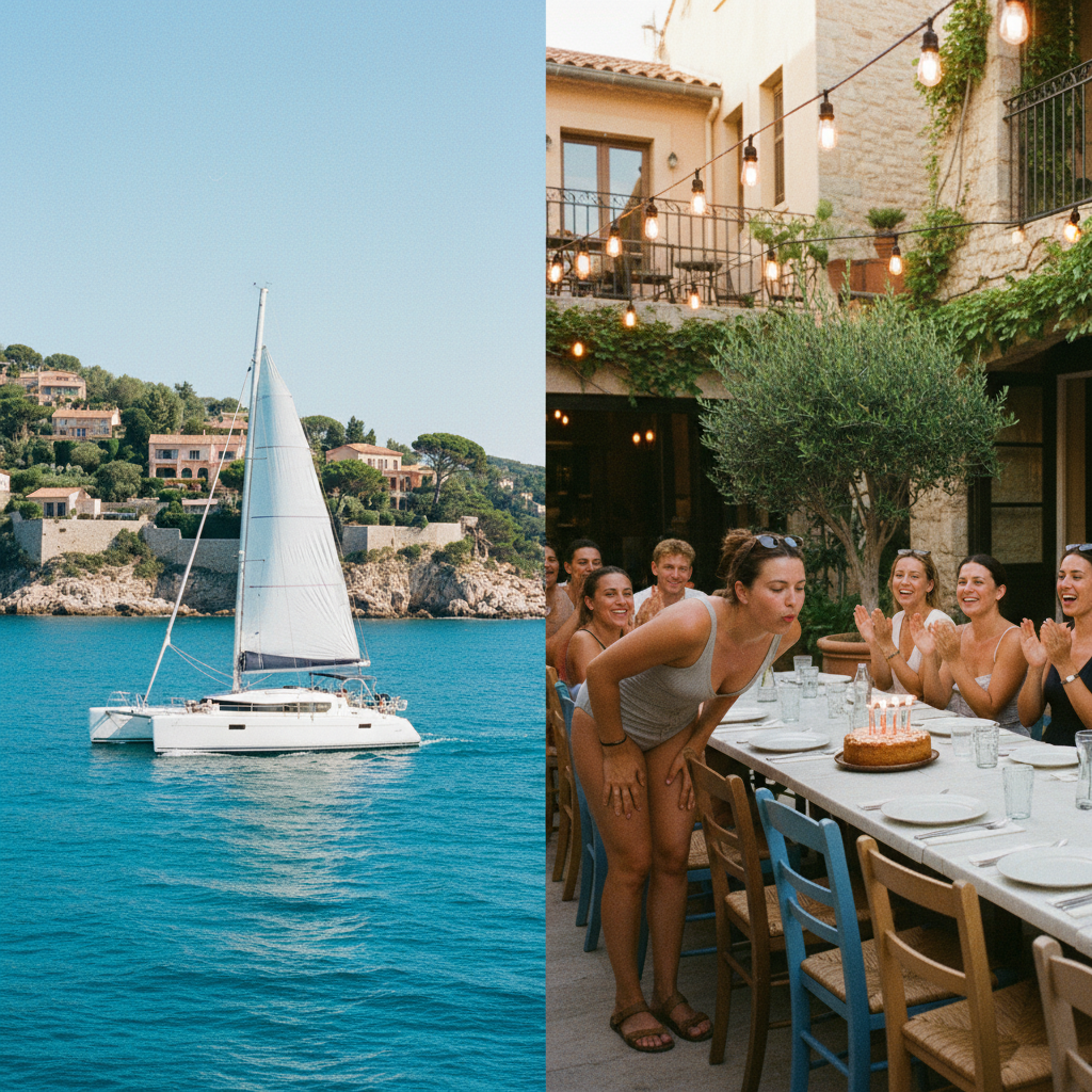 Saint-Tropez : Croisière Exclusive en Maxi-Catamaran vers le Cap Taillat pour votre EVJF & EVG ou Événement à Saint-Tropez