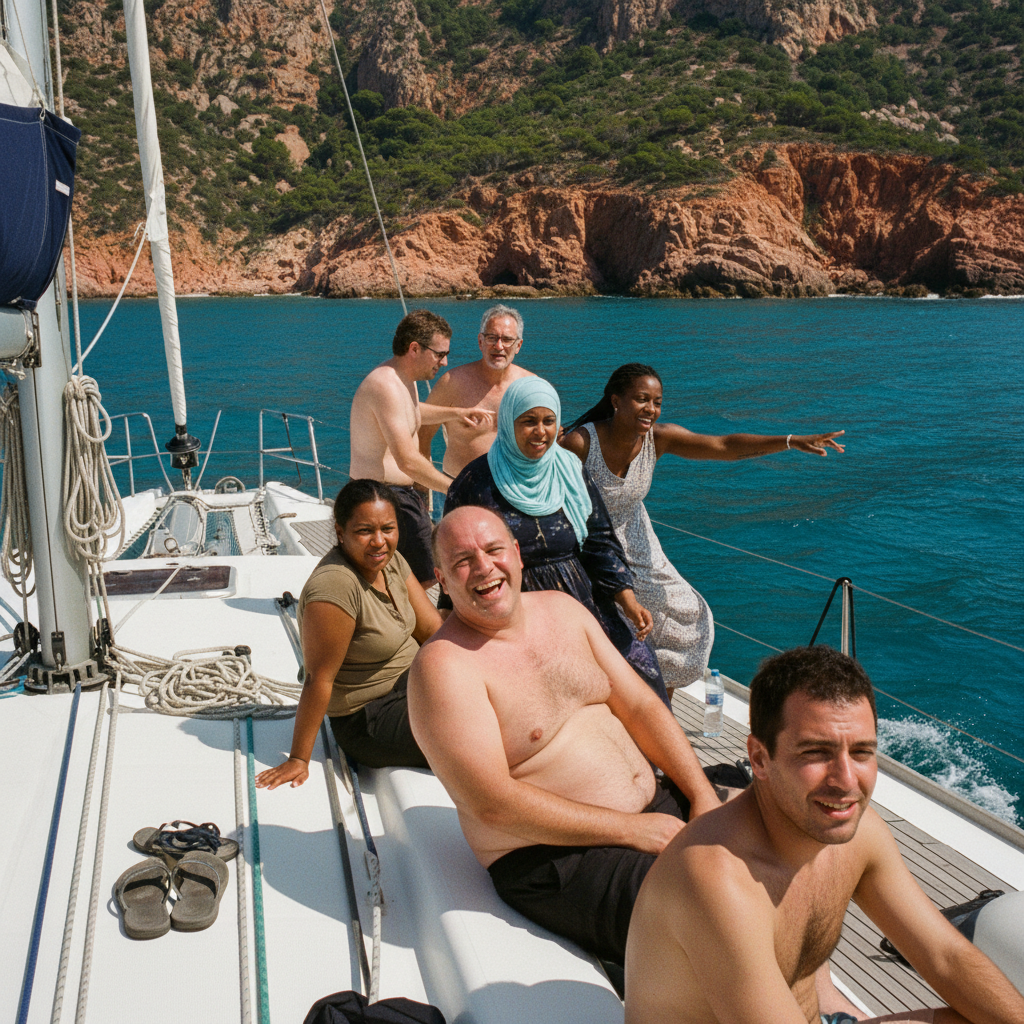 Saint-Raphaël : Croisière Premium en Maxi-Catamaran pour EVJF, EVG, Anniversaires et Groupes à Saint-Raphaël