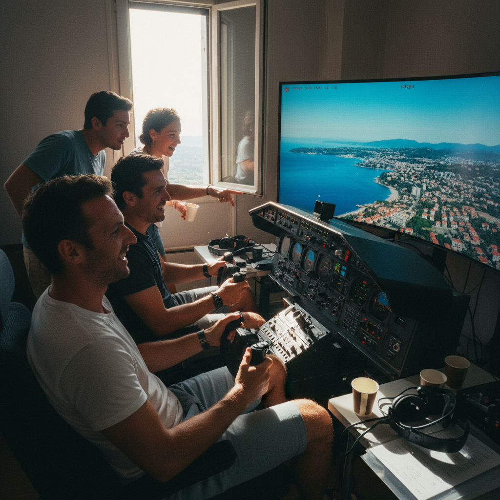 Nice : Envol exclusif en simulateur de vol pour Team Building et Événements à Nice