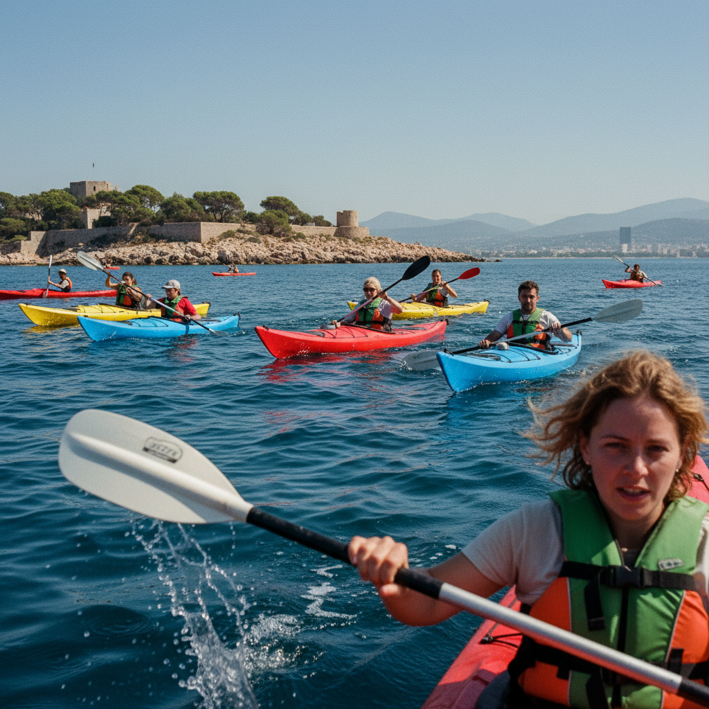 Cannes: Évasion kayak aux Îles de Lérins à Cannes