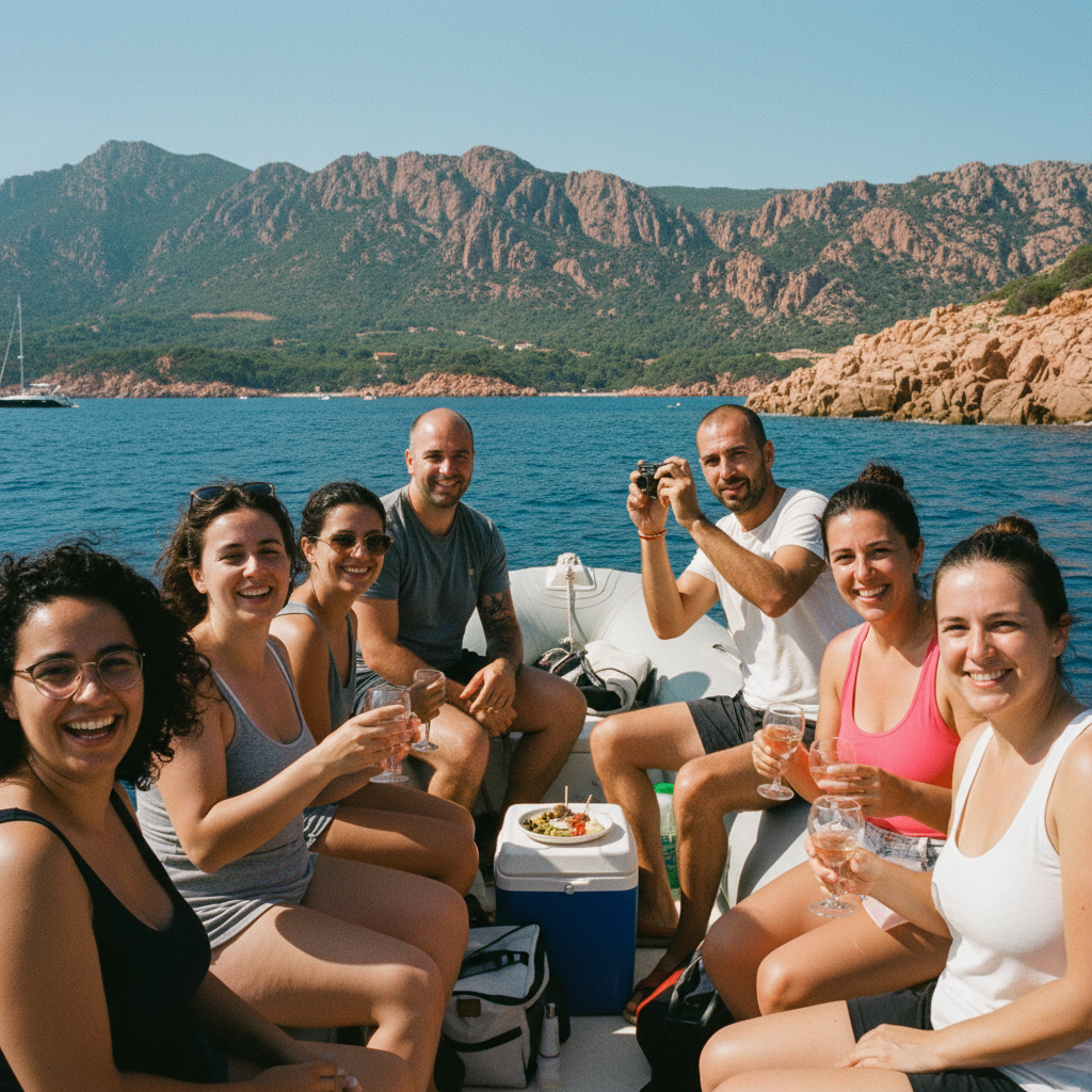 Évasion premium en semi-rigide à l'Esterel depuis Saint-Raphaël à Saint-Raphaël