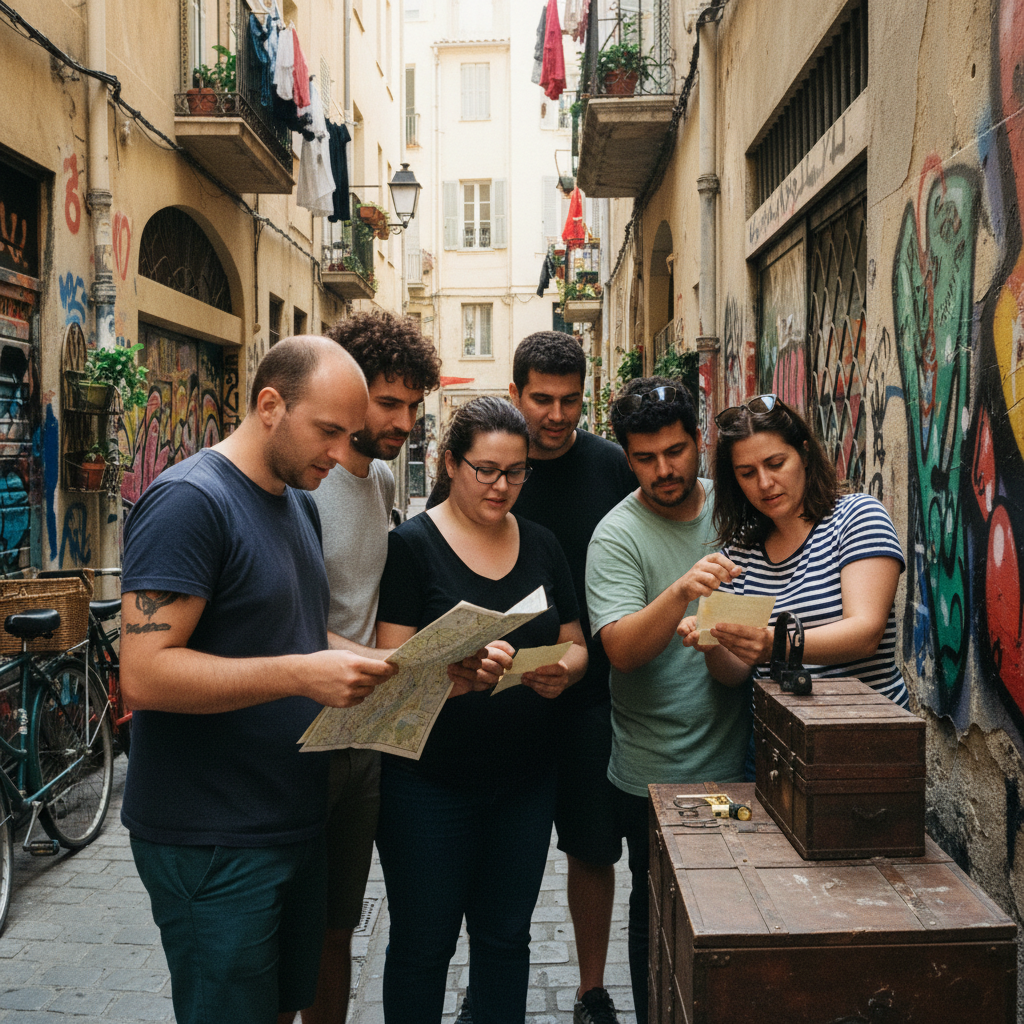 Marseille : Jeu de piste insolite au Panier pour EVJF, EVG, événements festifs à Marseille