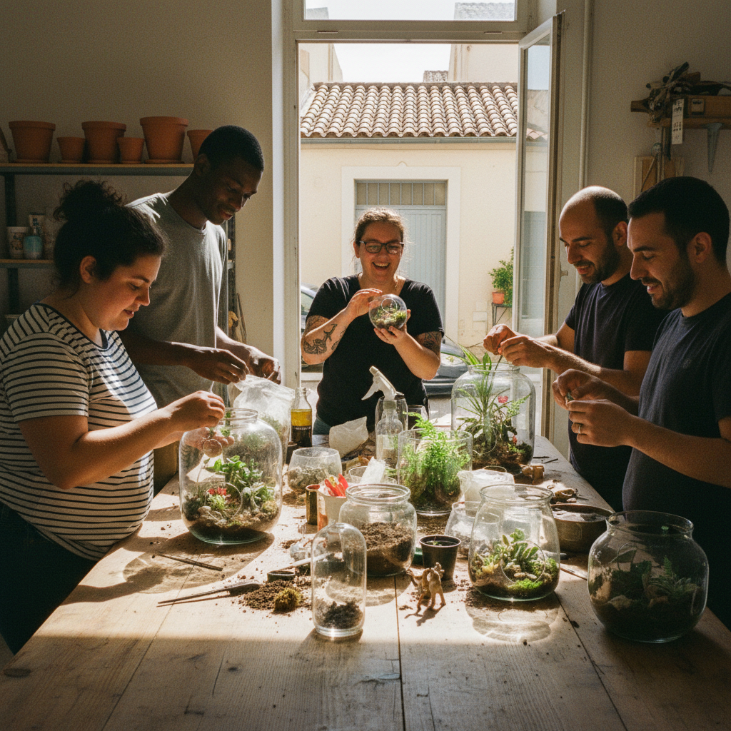 Marseille : Atelier Terrarium Créatif pour EVJF & Anniversaires à Les Pennes Mirabeau