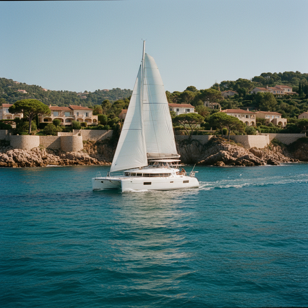 Éveil marin d'exception: catamaran le long du littoral raphaëlois à Saint-Raphaël