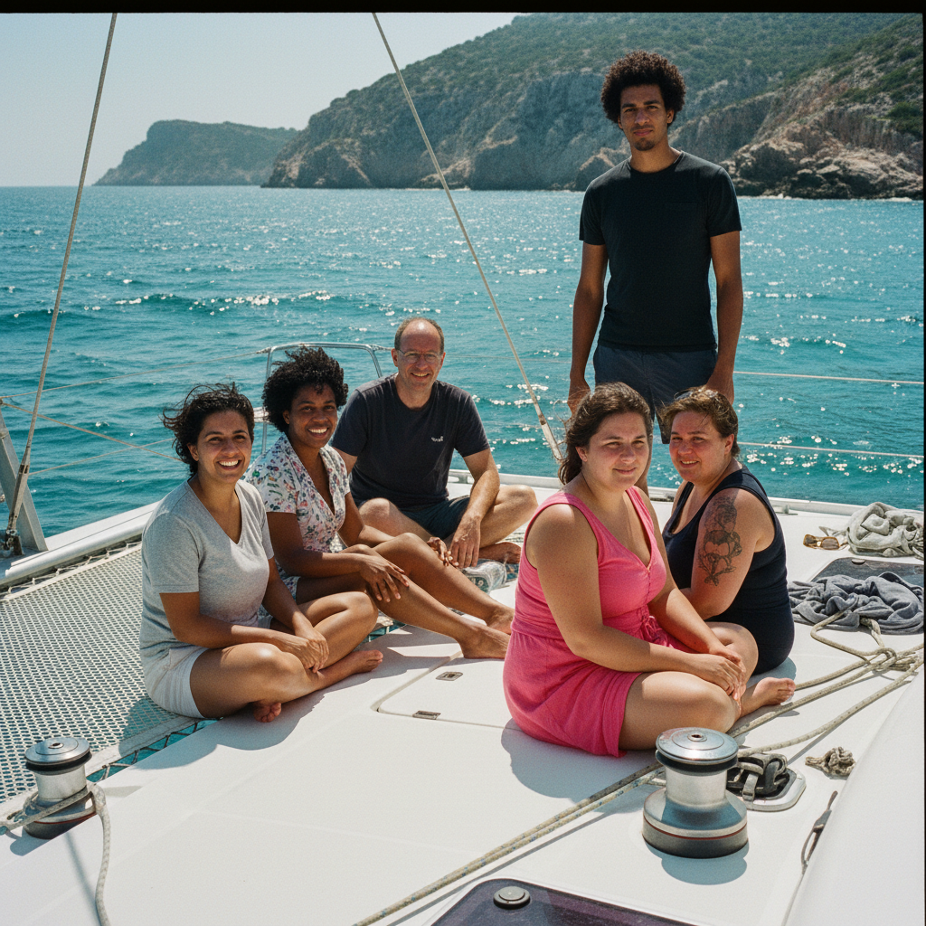 Nuit magique: Dîner, catamaran et feux d'artifice à Saint-Raphaël à Saint-Raphaël