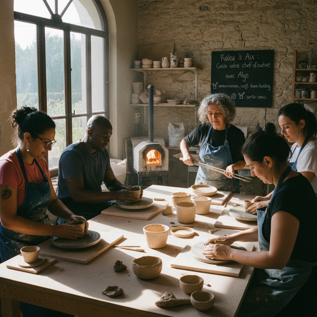 Raku à Aix: Créez votre chef-d'œuvre avec Alys à Aix-en-Provence