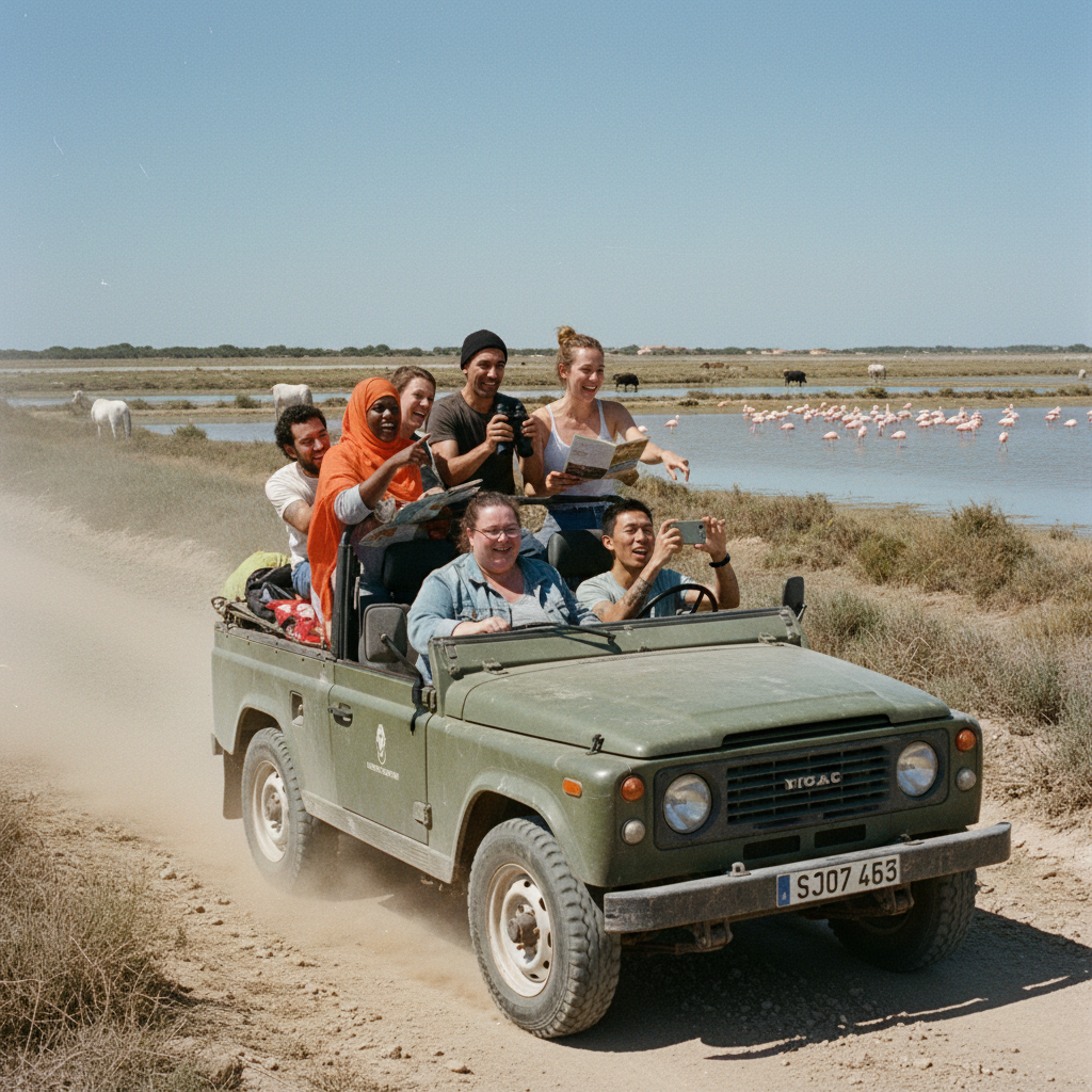 Safari guidé en 4x4 en Camargue (demi-journée) à Marseille