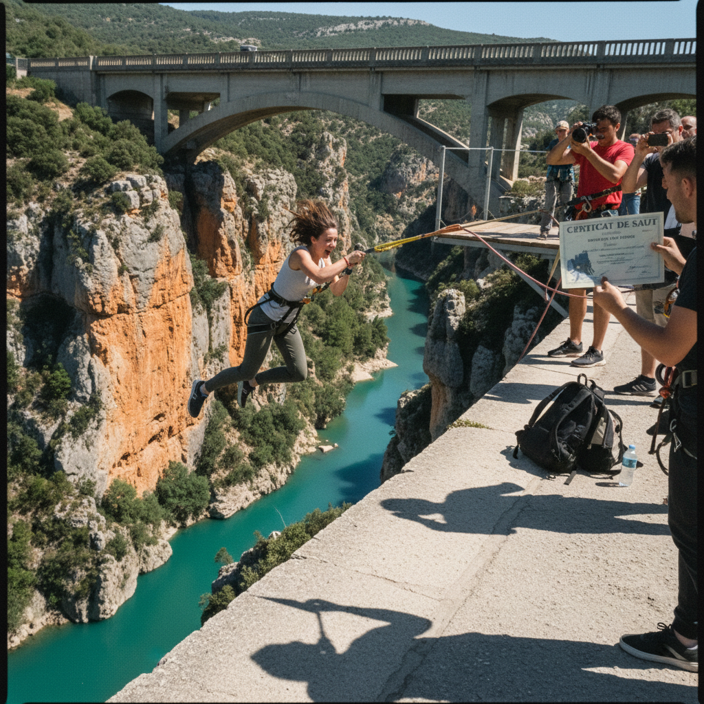 Saut Vertigineux Verdon à Gorges du Verdon à Gorges du Verdon