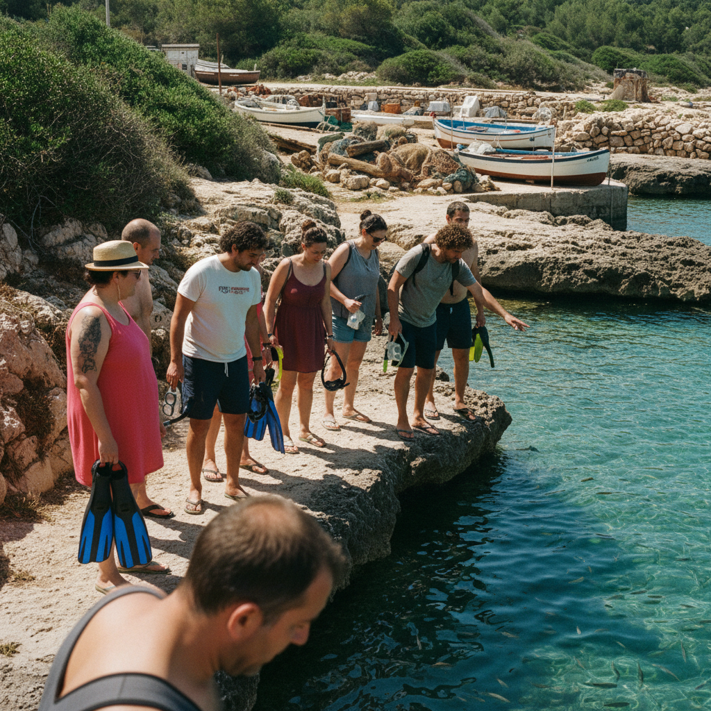 Snorkeling sur la Côte Bleue près de Marseille à Martigues à Martigues