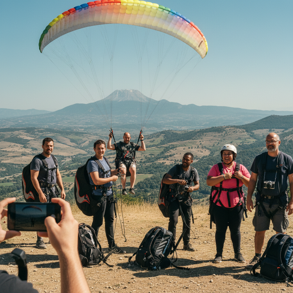 Vol inaugural à Mévouillon à Mévouillon