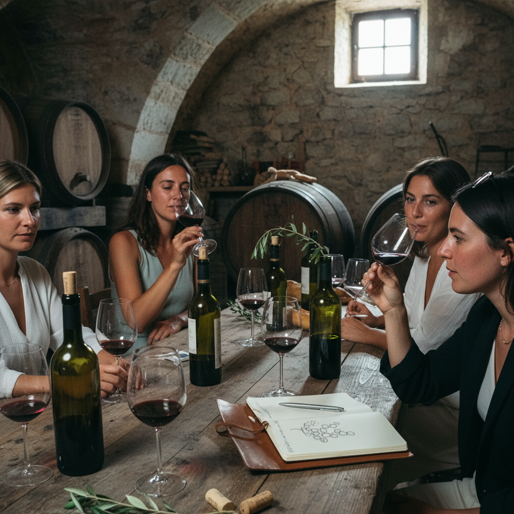 Wine tasting at Château Capion à Marseille à Marseille