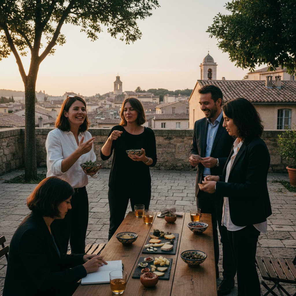 Team building à Aix: la nuit tombe, la fête s'éveille!
